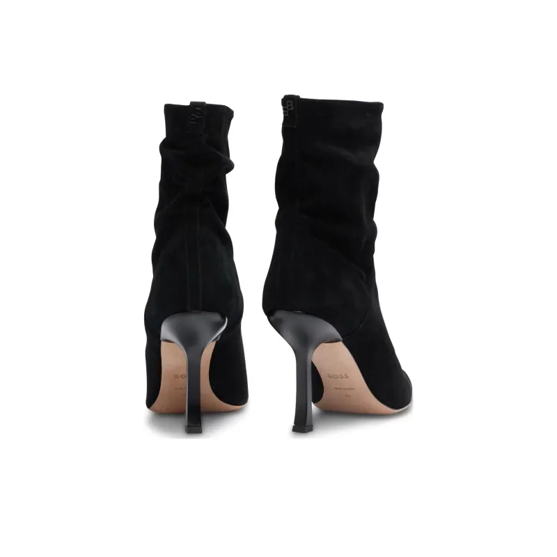 HUGO BOSS Ankle Boots 9cm Women's Black-3