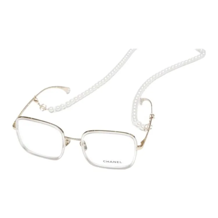 CHANEL Eyeglass Frames Women's Gold-3
