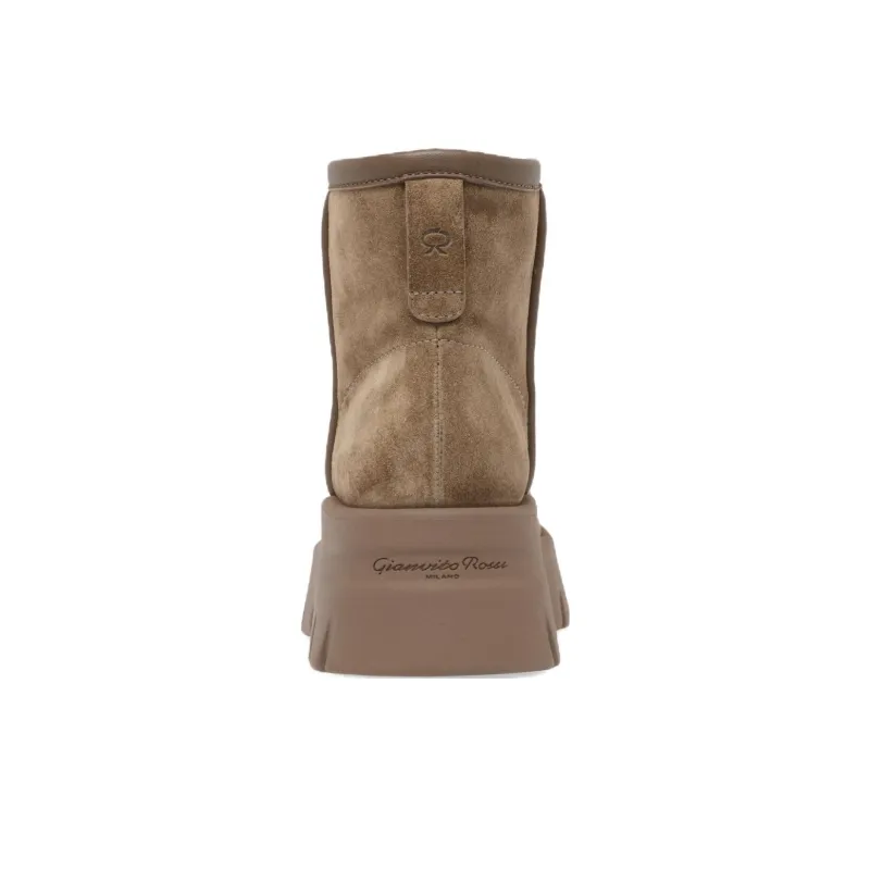 GIANVITO ROSSI Shearling-lined Suede Boots-4