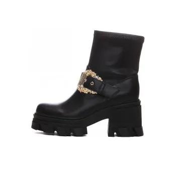 VERSACE JEANS Couture 75mm Decorative buckle Boots