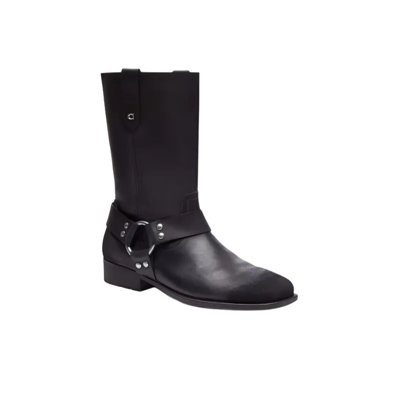 COACH Ankle Boots 3cm Women's Black-2