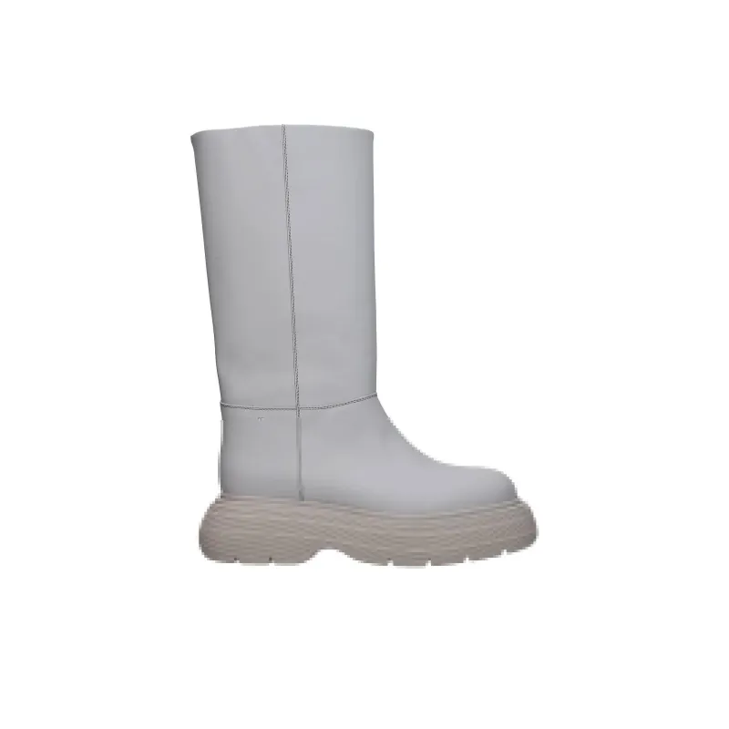 GIA BORGHINI Mid Calf Boots Women's Gray-1