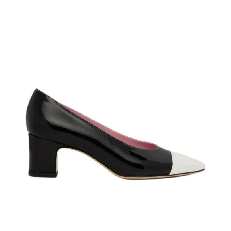 Carel Edith Chunky Heel High Heels 5cm Women's Black-1
