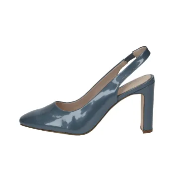 CAPRICE Twiggy Chunky Heel High Heels 8.5cm Women's Blue