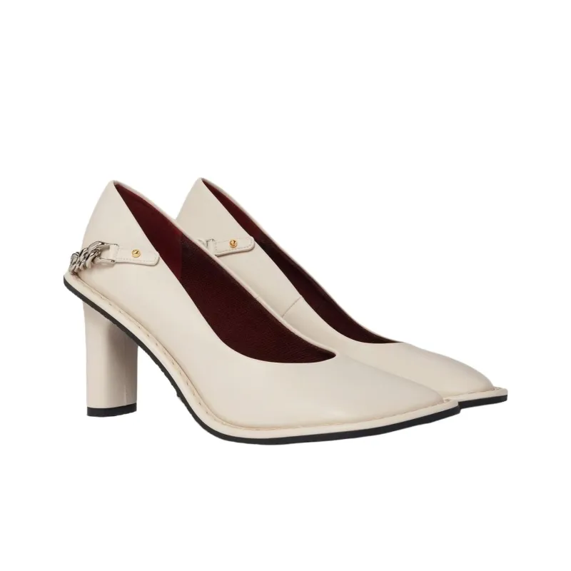 Stella McCartney Ryder Slim Heel High Heels 8cm Women's White-2