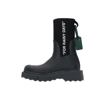 OFF WHITE For Rainy Days Rain Boot Black Women's