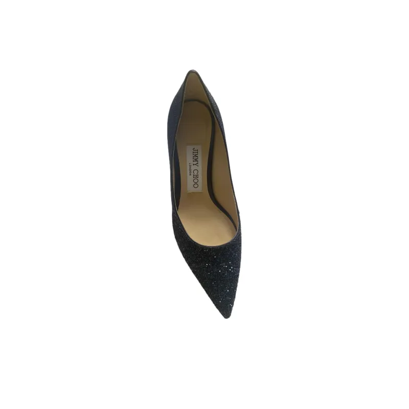 Jimmy Choo Slim Heel High Heels 6.5cm Women's Marine Blue-2