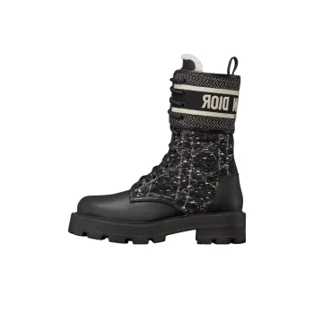 DIOR D Major Ankle Boots Women's Black