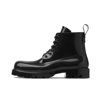 Bottega Veneta Round Toe Lace Up Boots Women's