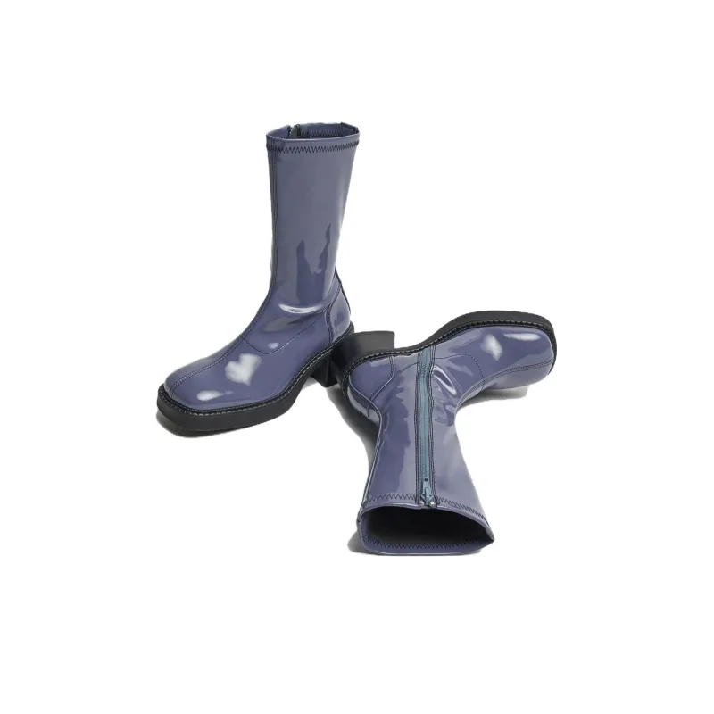 MIISTA Ankle Boots 6cm Women's Sky Blue-3