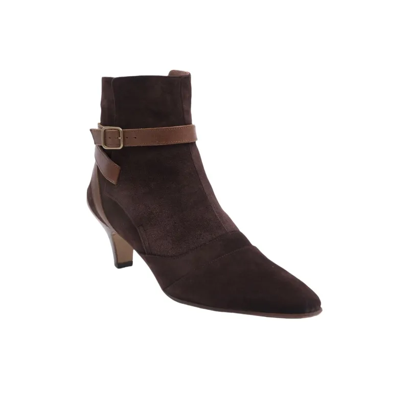 MICHEL VIVIEN Ankle Boots 5.5cm Women's Dark Brown-2