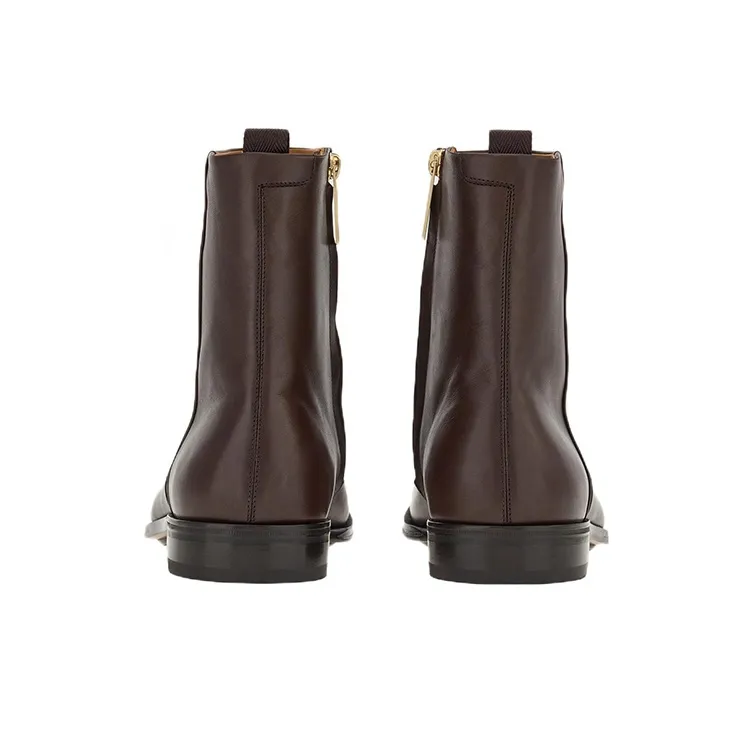 FERRAGAMO Ankle Boots Men's Brown-4
