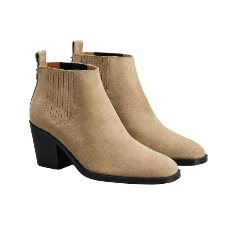 TOD'S Block Heel Ankle Boots Women's-2