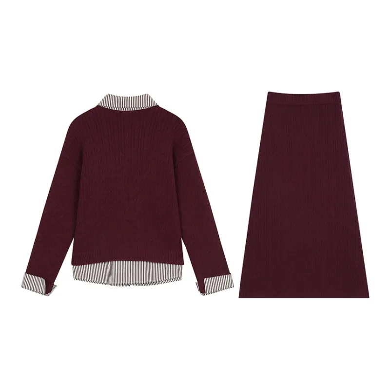 ELF SACK Two Piece Skirt Sets Women's-1