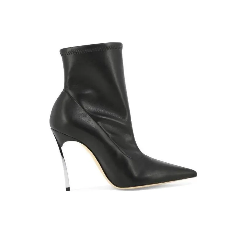 Casadei Blade Pointed Toe Heeled Boots Women's-1