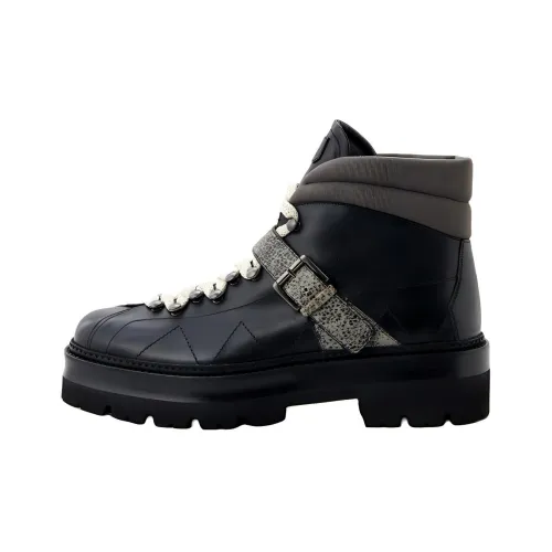 BALLY Lace-up Leather Boots