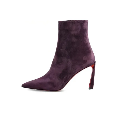 CL LUBOTING Ankle Boots Women's Dark Purple