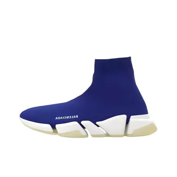 Balenciaga Speed 2.0 Recycled Knit Blue Glow