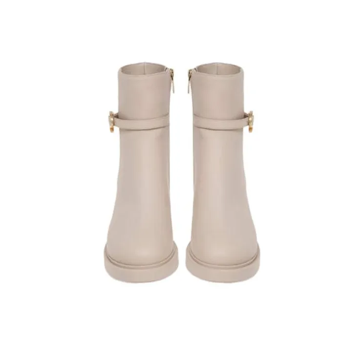 GIANVITO ROSSI Ribbon Dumont 45mm Leather Boots-4