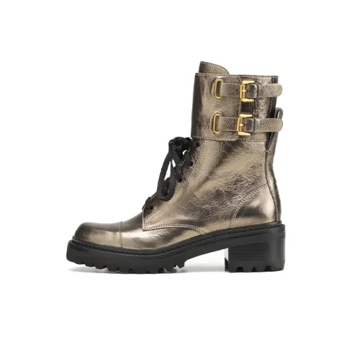 See By Chloe Ankle Boots Women's Metallic