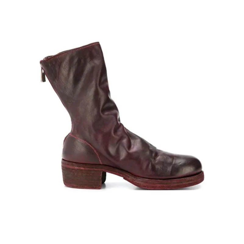 GUIDI Worn Effect Boots-1