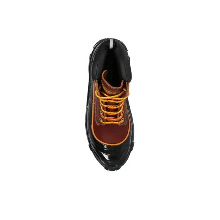 Burberry Arthur Ankle Boots Brown Black-4