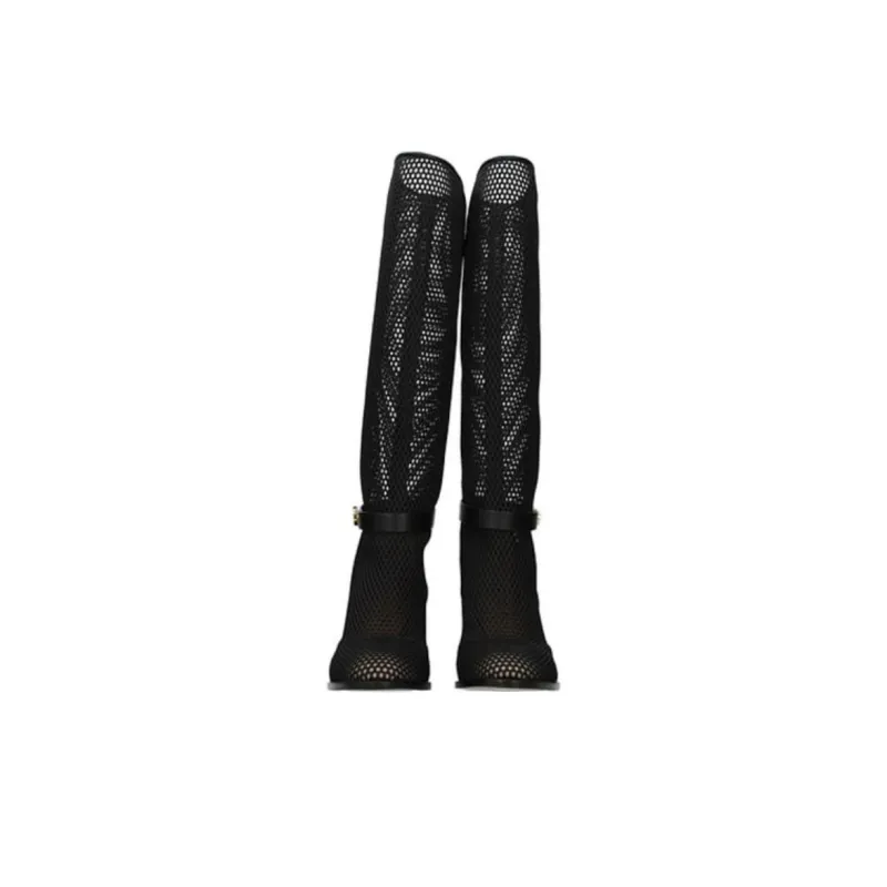 DIOR Empreinte Knee-high Boots Women's Black-4