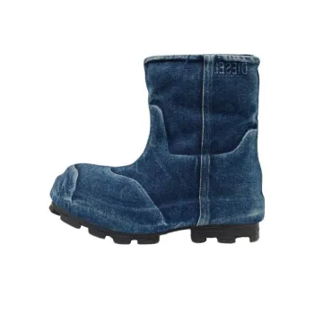 DIESEL D Hammer Short Chelsea Boots Unisex Blue