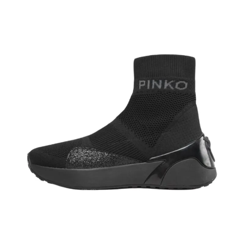 PINKO Logo Intarsia Panelled Sneakers Women's-0