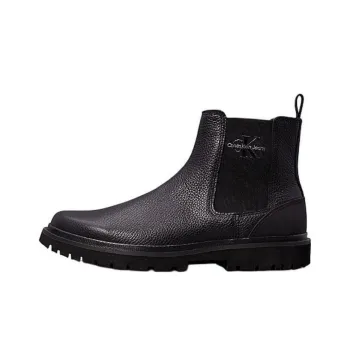 CKJ CALVIN KLEIN JEANS Short Chelsea Boots 3cm Men's Black