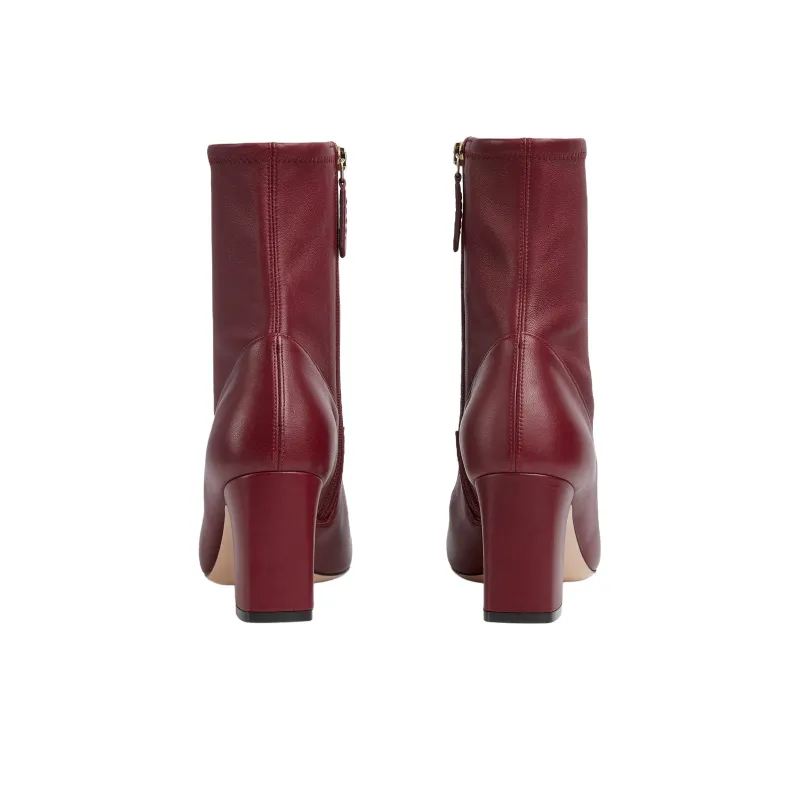 GUCCI Women's Horsebit Ankle Bootie 'Rosso Ancora' Women's-5