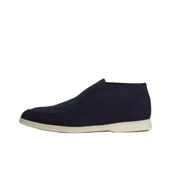 Loro Piana Ankle Boots Men's Black