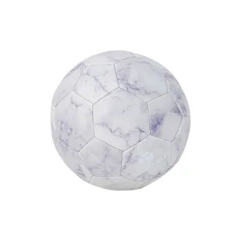 Kuangmi Size 5 Ball Soccer PU Machine Stitched Soccer Ball Unisex Fishbelly White