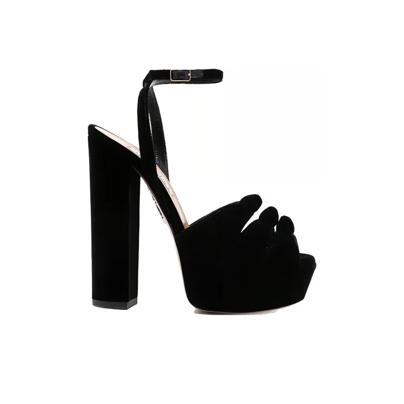 AQUAZZURA Mira 140mm Platform Sandals-1