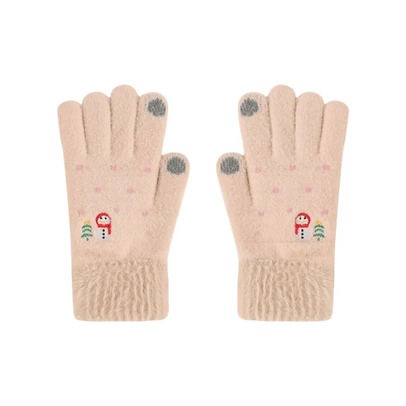 YUZHAOLIN Polyester Knit Gloves Women's-7
