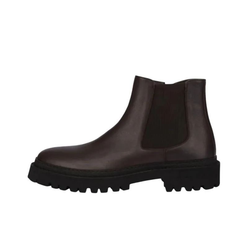 Pollini Ankle Boots 3.5cm Men's Dark Brown-0