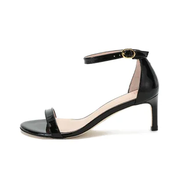 Stuart Weitzman/SW Slim Heel Fashion Sandal 7cm Women's Black