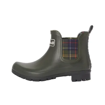 BARBOUR Short Chelsea Boots Women's Green