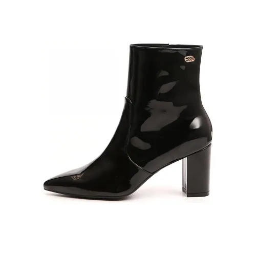 Stuart Weitzman/SW Linaria 75 Ankle Boots Women's Black