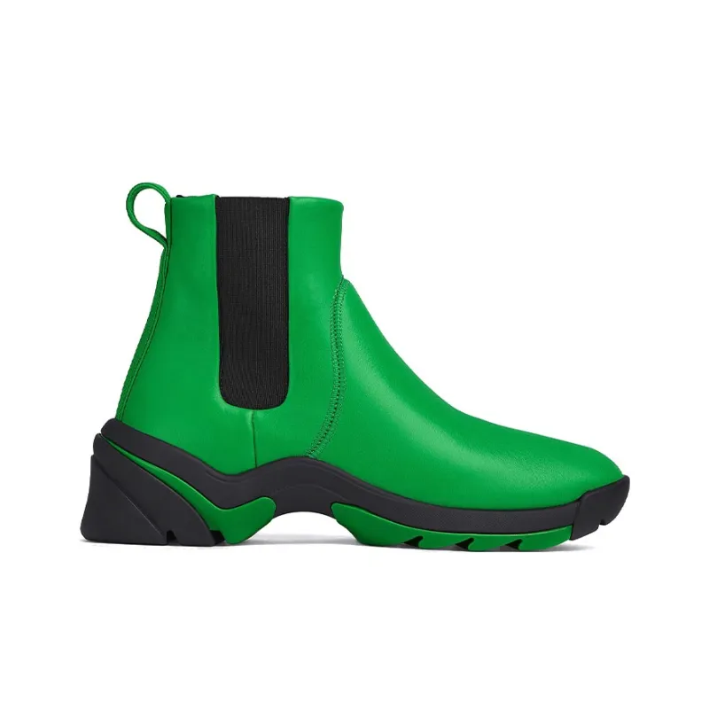 Bottega Veneta Flash High Top Sneaker Grass-1