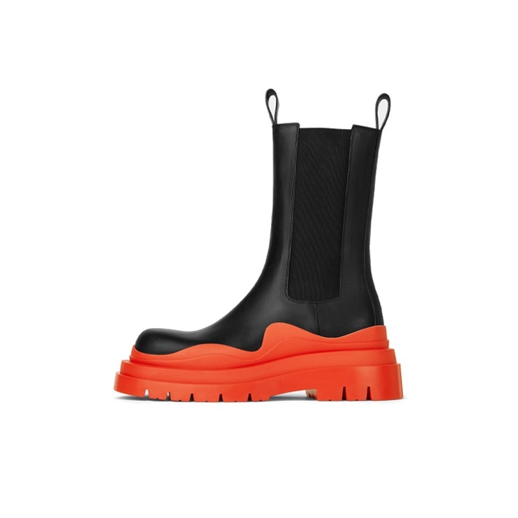Bottega Veneta Orange Boots on Sale & Authentic - POIZON
