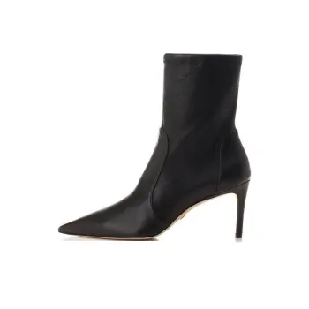 stuart weitzman Leather Stretch Bootie