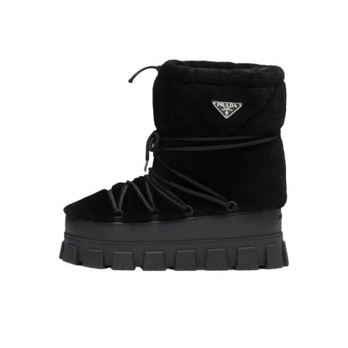 PRADA Shearling Après Ski Boots