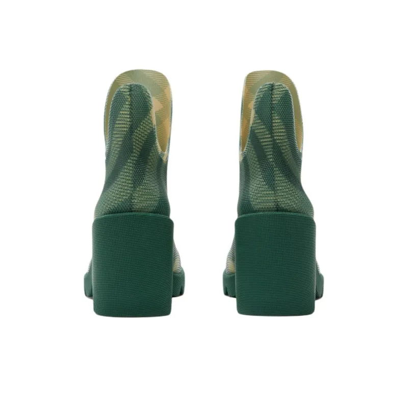 Burberry Marsh Checked Rubber Boots-4