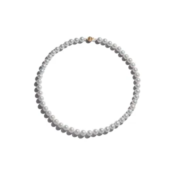 BRIR Freshwater Pearl Elegance Advanced Sensual Versatile Necklace Collarbone Chain Women's