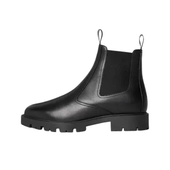CELINE Short Chelsea Boots Men's Black