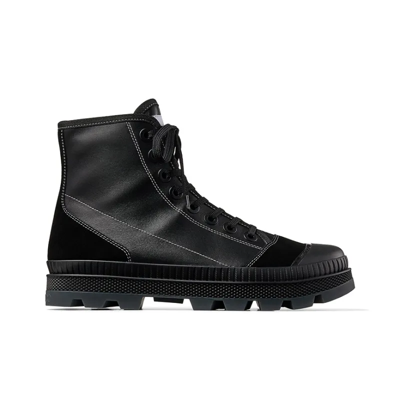 Jimmy Choo Ankle Boots Men High-Top Black-1