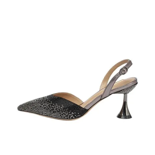 NICOLI Juwiburg Flared Heel High Heels 8cm Women's