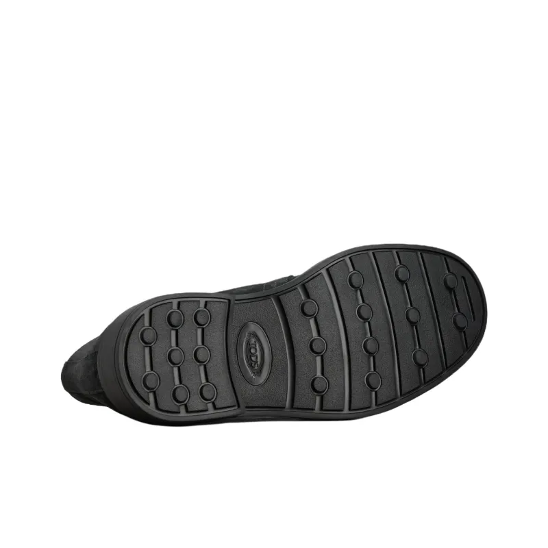 TOD'S Desert Round Toe Lace Up Boots-4