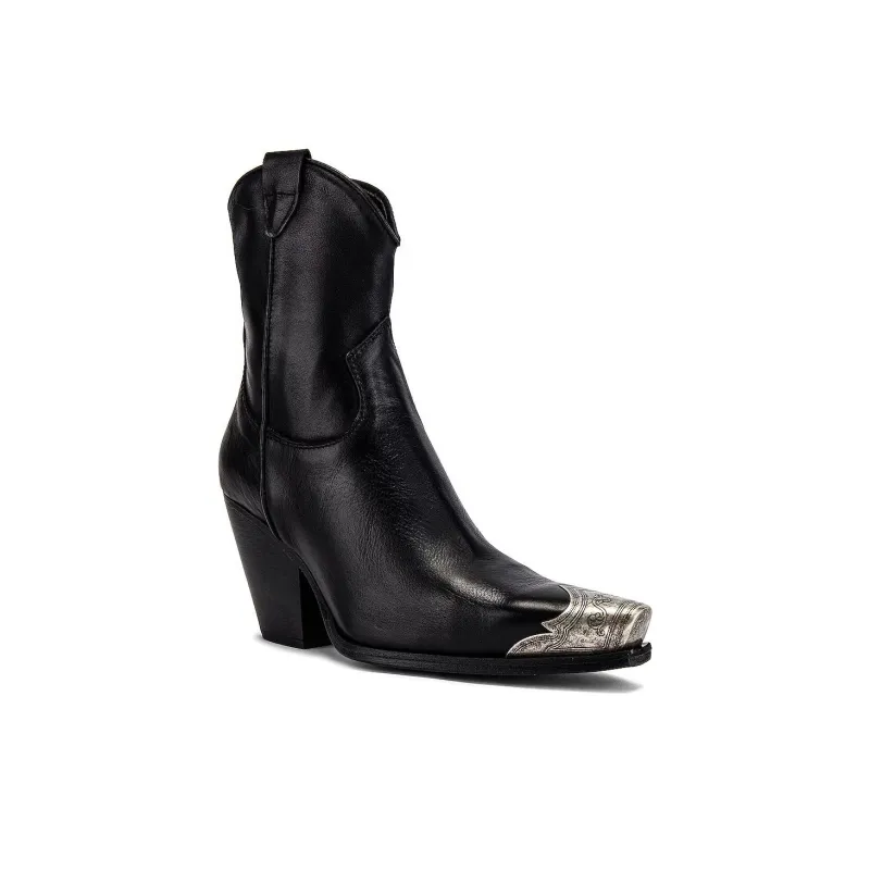 FREE PEOPLE Ankle Boots 9cm Women's Black-2